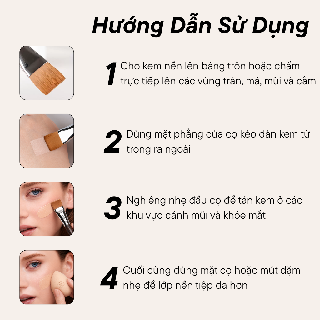  Cọ Tán Nền BH Cosmetics Foundation Brush BH019